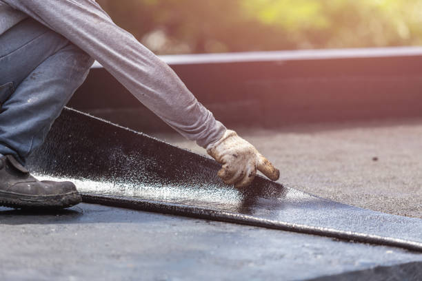 Professional Basement Waterproofing technician working in Lake Alfred, FL